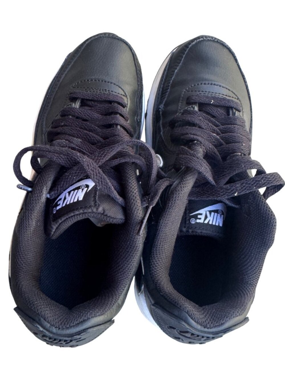 Nike Air Max 90 LTR GS Black White CD6864-010 Youth Size 5.5Y Sneaker Shoes - Picture 5 of 14
